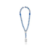 Sky Blue Agate Prayer Beads